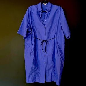 ACNE studios oversized button-up shirt dress